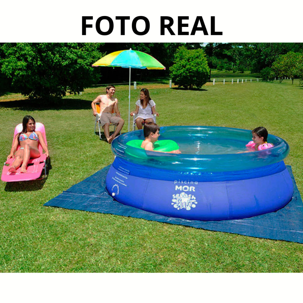 Piscina 2400 Litros Inflável Mor Verão tamanho família